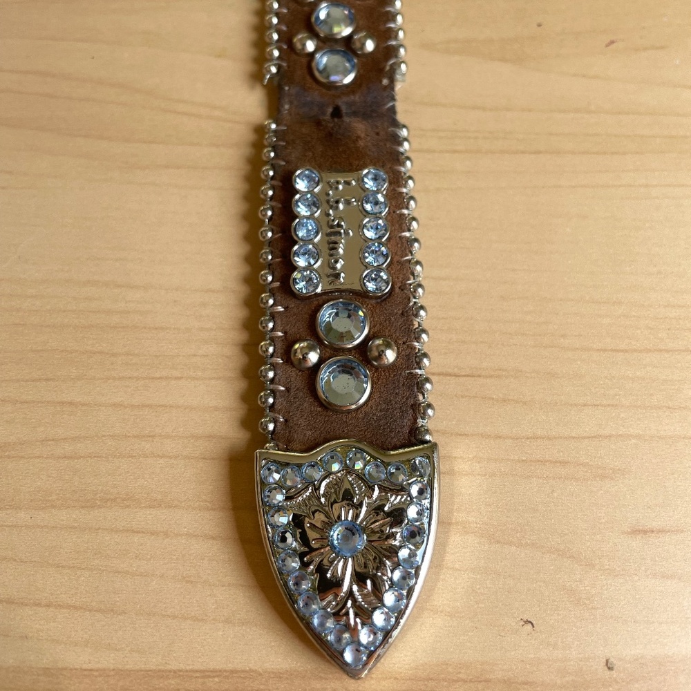Vintage B.B. Simon Belt RARE Brown Western Cowgirl 36" - Picture 2 of 6